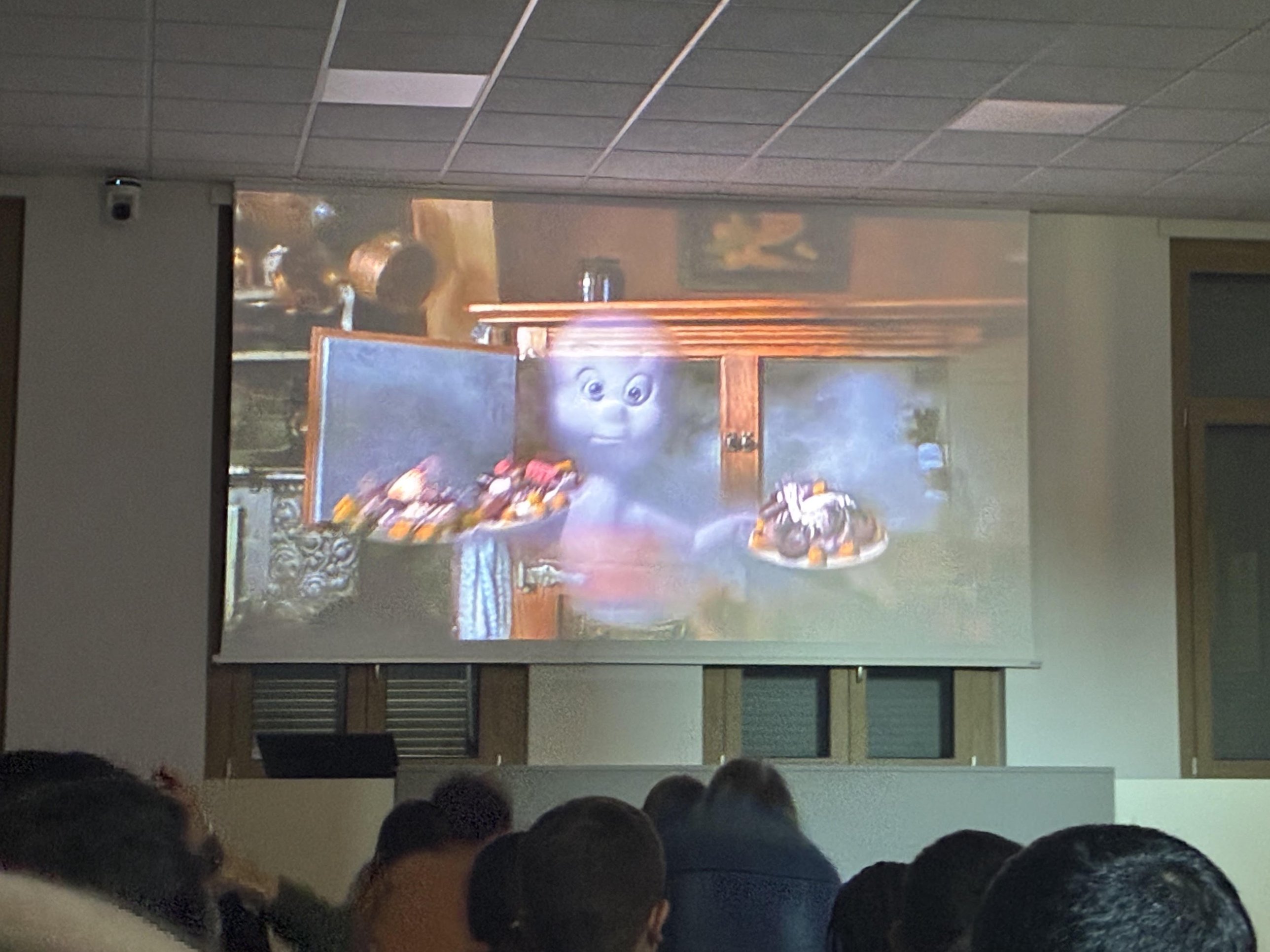 Scena di un film d’animazione proiettato in sala